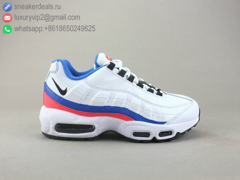 NIKE AIR MAX 95 PRNT WHITE BLUE RED UNISEX RUNNING SHOES